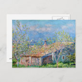 Claude Monet: Gartenhaus bei Antibes Postkarte (Vorne/Hinten)