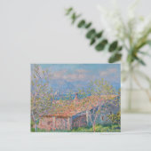 Claude Monet - Gartenhaus bei Antibes Postkarte (Stehend Vorderseite)