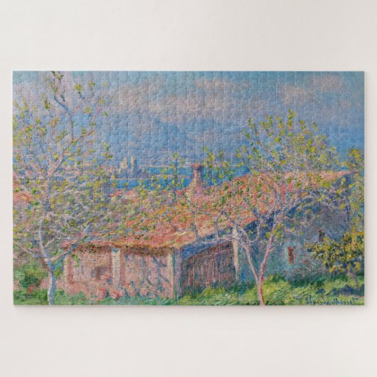 Claude Monet - Gartenhaus bei Antibes Puzzle (Horizontal)