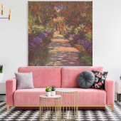 Claude Monet – Gartenweg – 1902 Leinwanddruck (Insitu (Wohnzimmer))