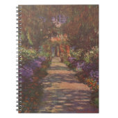 Claude Monet - Gartenweg - 1902 Notizblock (Vorderseite)