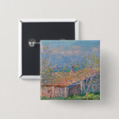 Claude Monet - Gärtnerhaus in Antibes Button (Vorne & Hinten)