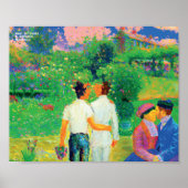 Claude Monet Gay Lovers AI Generiert Poster (Vorne)