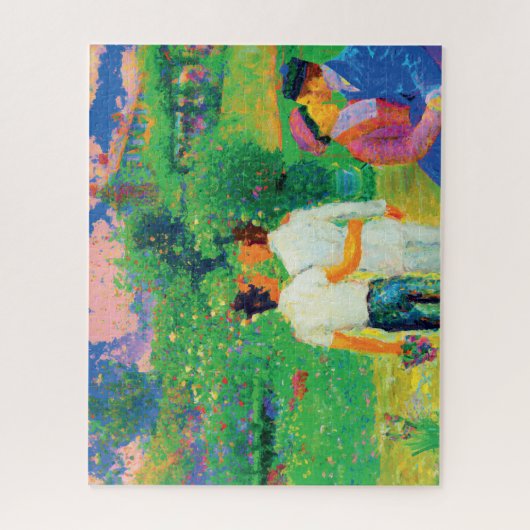 Claude Monet Gay Lovers AI Generiert Puzzle (Vertikal)