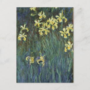 Claude Monet - Gelbe Schwertlilien Postkarte