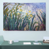 Claude Monet - Gelbe und Lila Irische Banner (Messe)