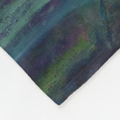 Claude Monet - Gelbe und Lila Irische Fleecedecke (Ecke)