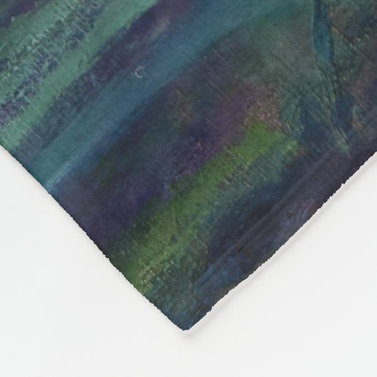 Claude Monet - Gelbe und Lila Irische Fleecedecke (Ecke)