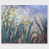 Claude Monet - Gelbe und Lila Irische Geschenkpapier (Flach)