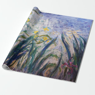 Claude Monet - Gelbe und Lila Irische Geschenkpapier