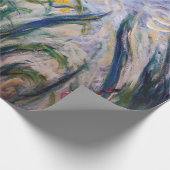 Claude Monet - Gelbe und Lila Irische Geschenkpapier (Ecke)