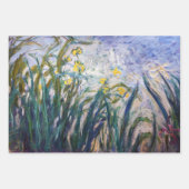 Claude Monet - Gelbe und Lila Irische Geschenkpapier Set (Vorderseite 2)