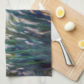 Claude Monet - Gelbe und Lila Irische Geschirrtuch (Viertel Falte)