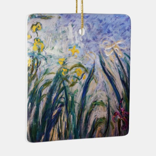 Claude Monet - Gelbe und Lila Irische Keramikornament (Rechts)