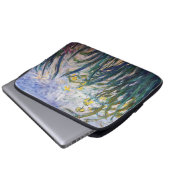 Claude Monet - Gelbe und Lila Irische Laptopschutzhülle (Vorne Knopf)
