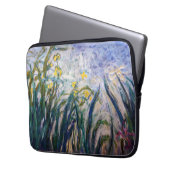 Claude Monet - Gelbe und Lila Irische Laptopschutzhülle (Vorderseite Links)