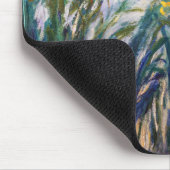 Claude Monet - Gelbe und Lila Irische Mousepad (Ecke)