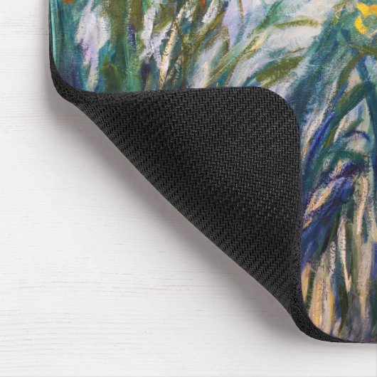 Claude Monet - Gelbe und Lila Irische Mousepad (Ecke)