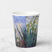 Claude Monet - Gelbe und Lila Irische Pappbecher (Links)
