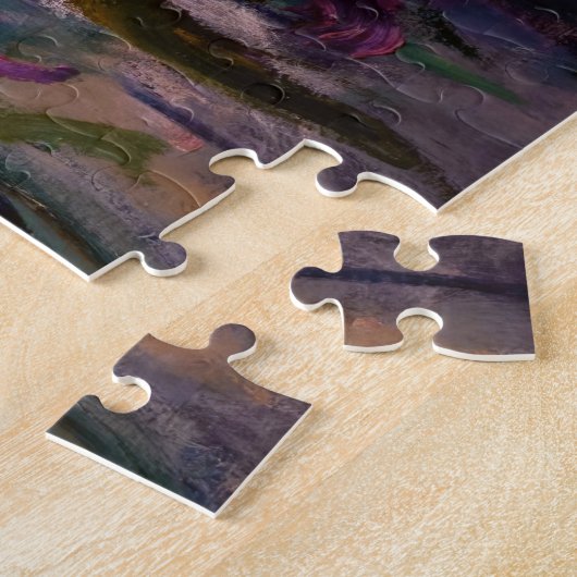 Claude Monet - Gelbe und Lila Irische Puzzle (Seite)