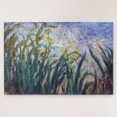 Claude Monet - Gelbe und Lila Irische Puzzle (Horizontal)