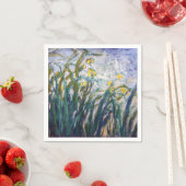 Claude Monet - Gelbe und Lila Irische Serviette (Beispiel)