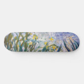 Claude Monet - Gelbe und Lila Irische Skateboard (Horizontal)