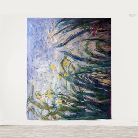 Claude Monet - Gelbe und Lila Irische Wandteppich (Vorderseite)