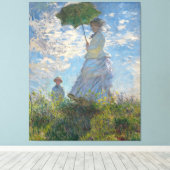 Claude Monet Gemälde von Lady mit Parasol Leinwanddruck (Insitu (Holzboden))