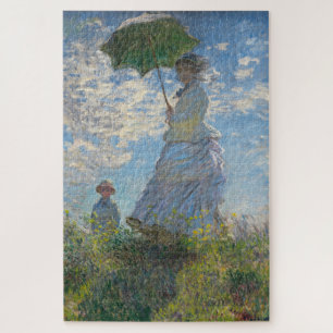Claude Monet Gemälde von Lady mit Parasol Puzzle