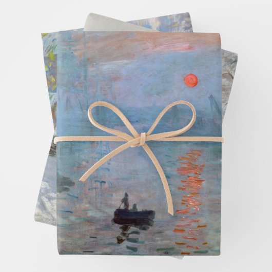 Claude Monet Geschenkpapier Set (Beispiel)