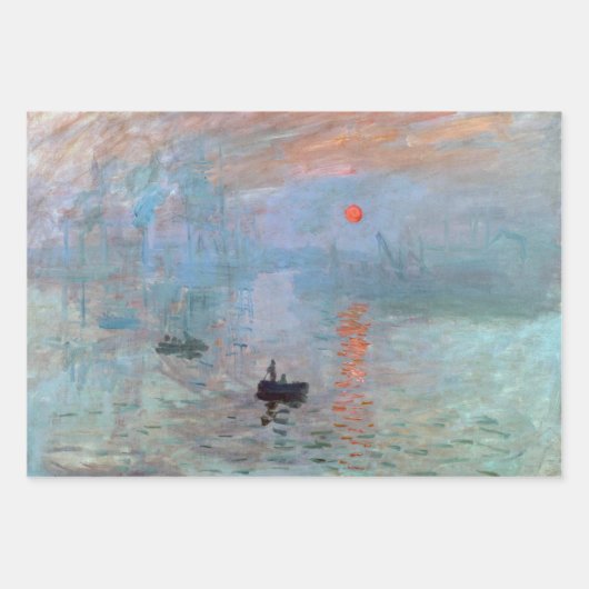 Claude Monet Geschenkpapier Set (Vorderseite)