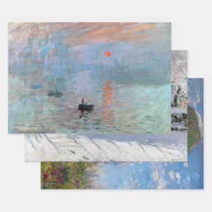 Claude Monet Geschenkpapier Set