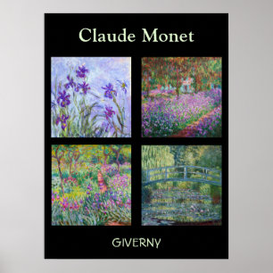 Claude Monet - Giverny Meisterwerke Auswahl Poster