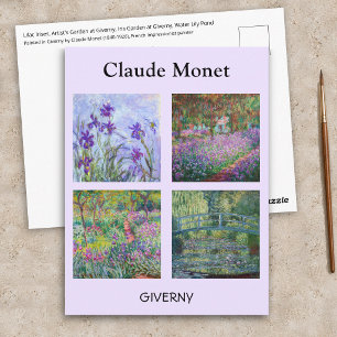 Claude Monet - Giverny Meisterwerke Auswahl Postkarte