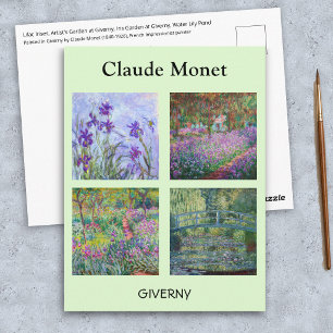 Claude Monet - Giverny Meisterwerke Auswahl Postkarte