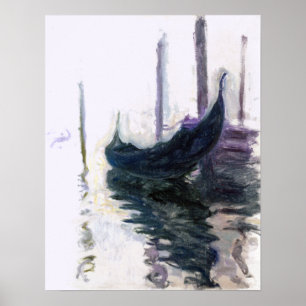 Claude Monet Gondola in Venedig Poster