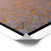 Claude Monet | Grainstack, Sonne im Nebel Poster (Ecke)