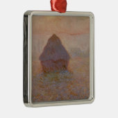 Claude Monet | Grainstack, Sun im Nebel Ornament Aus Metall (Rechts)
