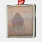 Claude Monet | Grainstack, Sun im Nebel Ornament Aus Metall (Links)