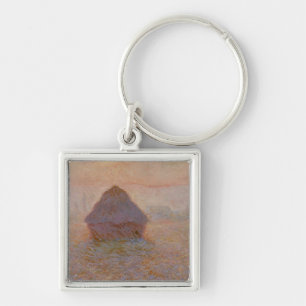 Claude Monet   Grainstack, Sun im Nebel Schlüsselanhänger