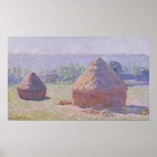 Claude Monet   Grainstacks am Ende des Sommers Poster