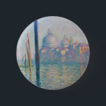Claude Monet Grand Canal Venedig Italien Reisen Button<br><div class="desc">Impressionistische Landschaftsmalerei von Claude Monet - Klassische Meisterwerke - Claude Monets beeindruckende Malserie - Canal Venedig</div>
