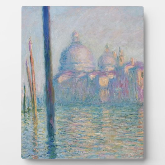 Claude Monet Grand Canal Venedig Italien Reisen Fotoplatte (Vorderseite)
