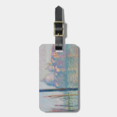 Claude Monet Grand Canal Venedig Italien Reisen Gepäckanhänger (Vorderseite vertikal)