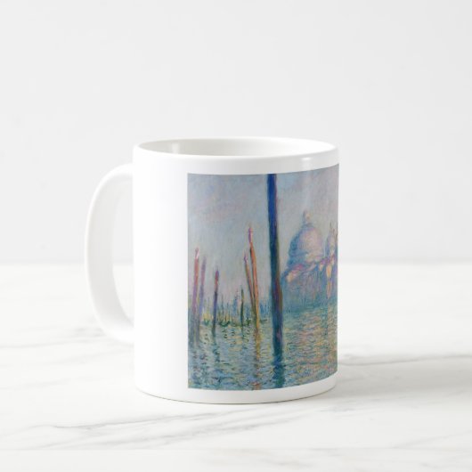 Claude Monet Grand Canal Venedig Italien Reisen Kaffeetasse (Vorderseite Links)
