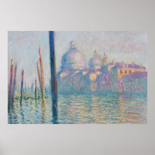 Claude Monet Grand Canal Venedig Italien Reisen Poster (Vorne)
