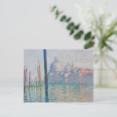 Claude Monet Grand Canal Venedig Italien Reisen Postkarte (Stehend Vorderseite)