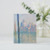 Claude Monet Grand Canal Venedig Italien Reisen Postkarte (Stehend Vorderseite)