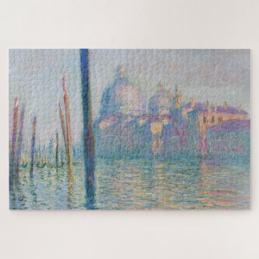 Claude Monet Grand Canal Venedig Italien Reisen Puzzle (Horizontal)